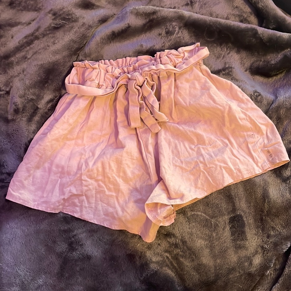 agaci pink flowy shorts